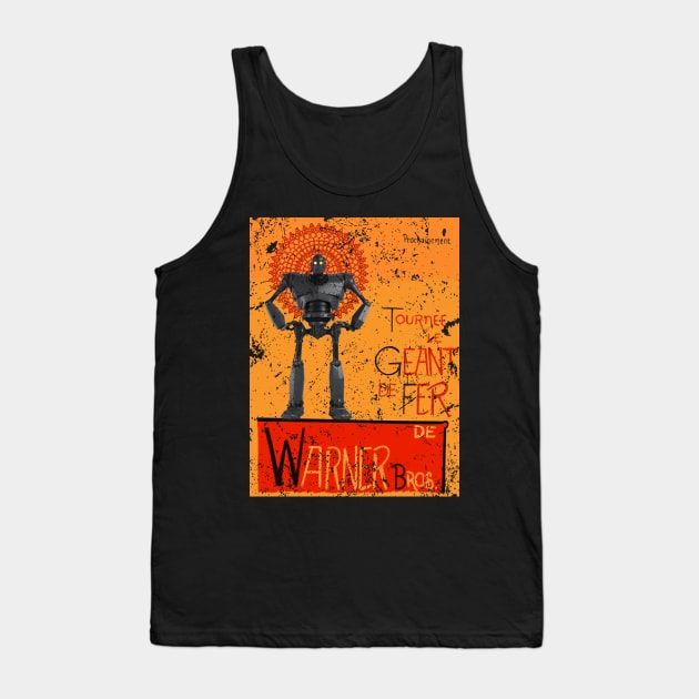 Tournee' Le Geant de Fer Tank Top by DistractedGeek